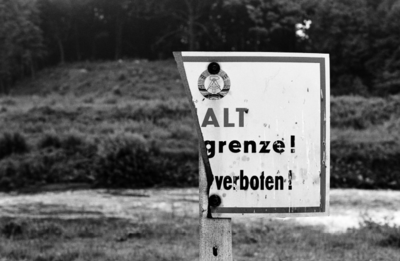 Deutsche Grenze bei Frankfurt an der Oder, 1991